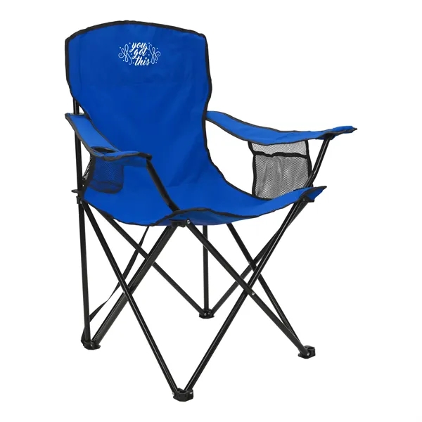 Royal color option for Rpet Folding Chair With Carrying Strap