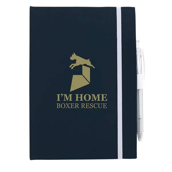 Navy color option for Good Value™ Rpet Journal With Rpet Pen
