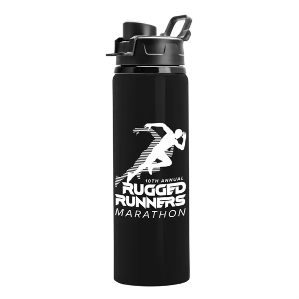 Black color option for Garyline® Conquest Aluminum Bottle   27 Oz.