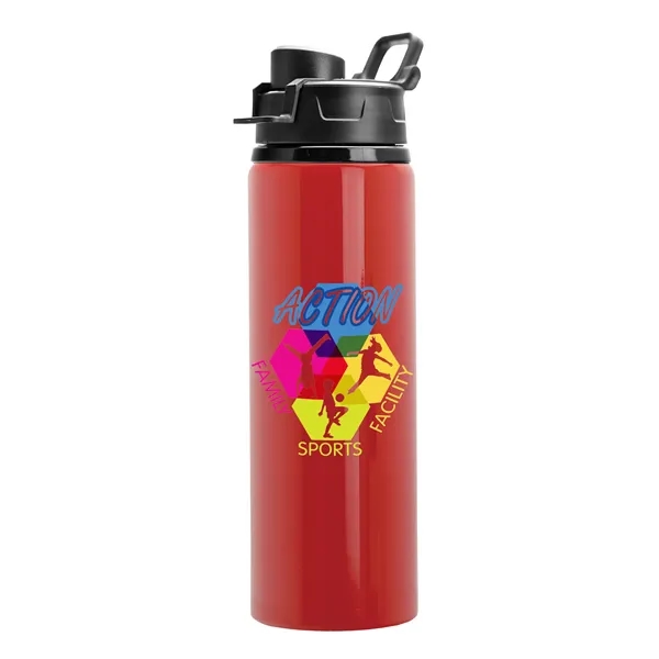 Red color option for Garyline® Conquest Aluminum Bottle   27 Oz.