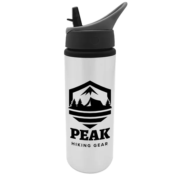 White color option for Garyline® Trailblazer Aluminum Bottle   25 Oz.