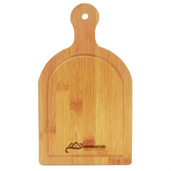 Bamboo color option for Garyline® Bamboo Handled Cutting Board