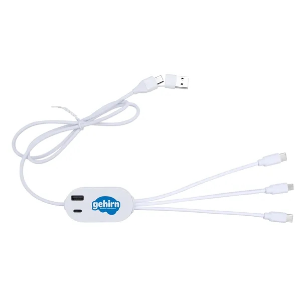 White color option for Good Value™ Dual Link Charging Cable 2 A With Usb Hub