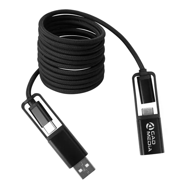Black color option for All Over Braided Long Cable Extender