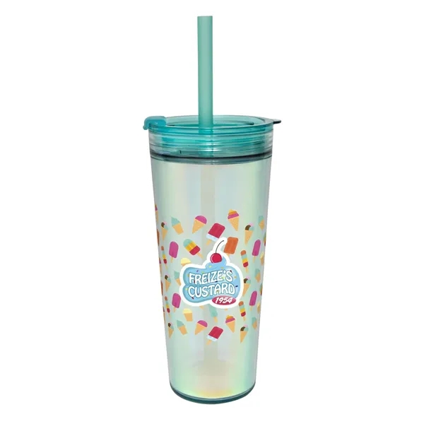 Teal color option for Glam Ras Tumbler   24 Oz.