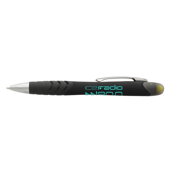 Black color option for Souvenir® Soft Touch Jalan Highlighter Pen Combo