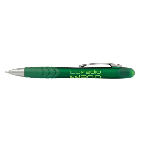 Green color option for Souvenir® Soft Touch Jalan Highlighter Pen Combo