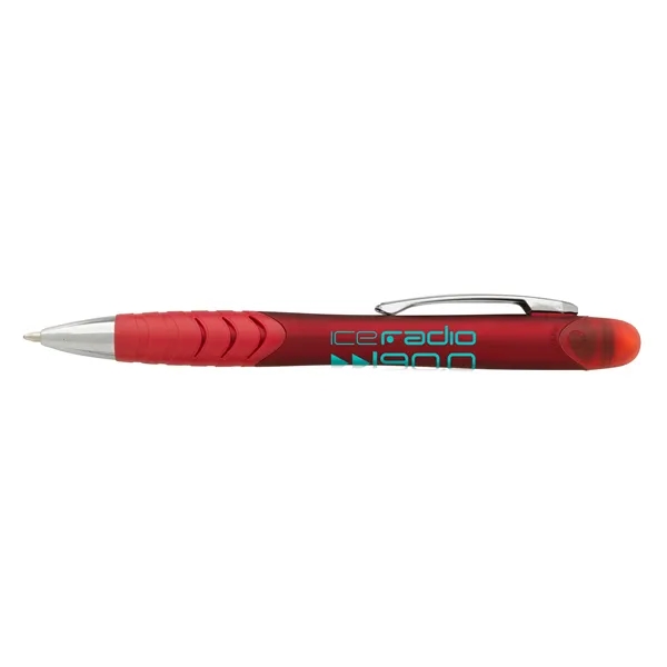 Red color option for Souvenir® Soft Touch Jalan Highlighter Pen Combo