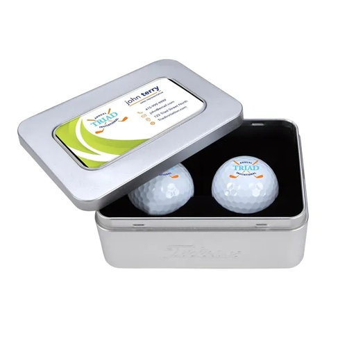 Main photo of Titleist® 2 Ball Business Card Tin Pro V1®