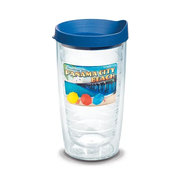 Blue color option for Tervis® Classic Tumbler Enhanced Embroidered Emblem   16 Oz.