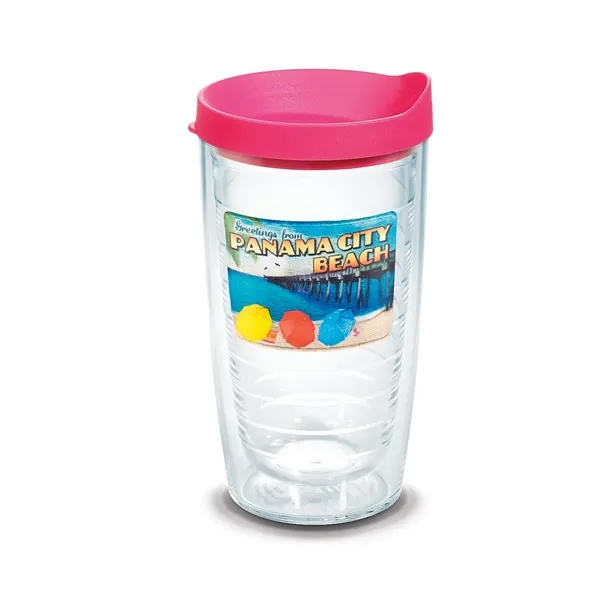 Fuchsia color option for Tervis® Classic Tumbler Enhanced Embroidered Emblem   16 Oz.