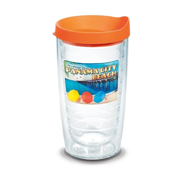 Orange color option for Tervis® Classic Tumbler Enhanced Embroidered Emblem   16 Oz.