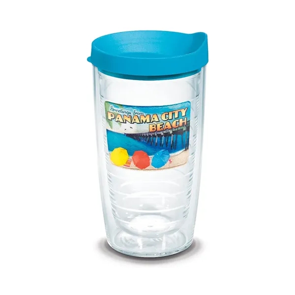 Turquoise color option for Tervis® Classic Tumbler Enhanced Embroidered Emblem   16 Oz.