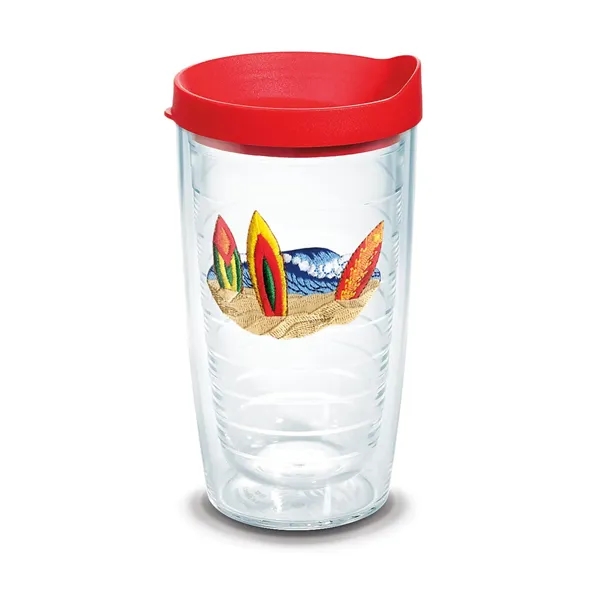 Red color option for Tervis® Classic Tumbler Embroidered Emblem   16 Oz.