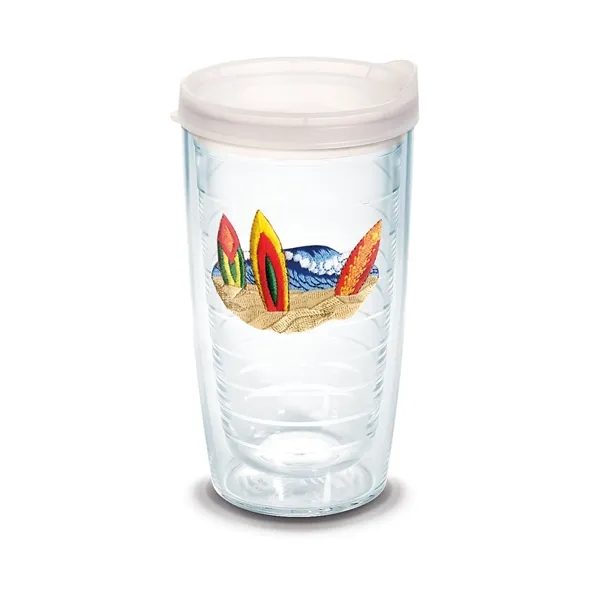 White color option for Tervis® Classic Tumbler Embroidered Emblem   16 Oz.