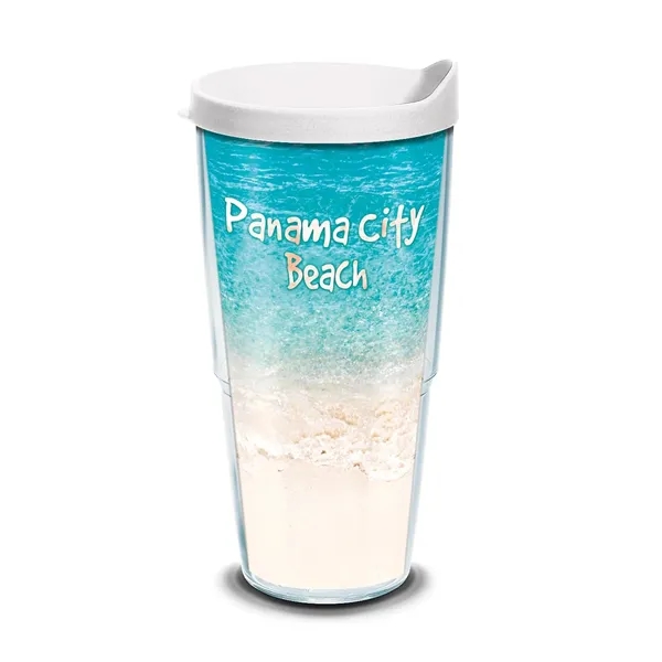 White color option for Tervis® Classic Tumbler Full Color Insert   24 Oz.