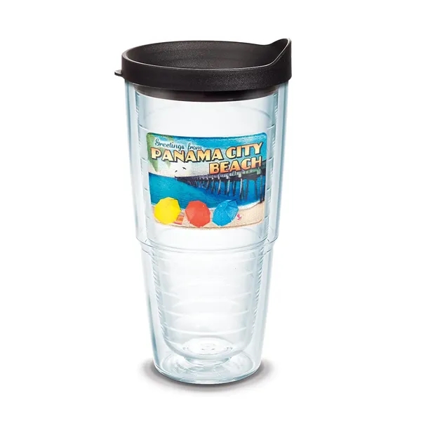 Black color option for Tervis® Classic Tumbler Enhanced Embroidered Emblem   24 Oz.