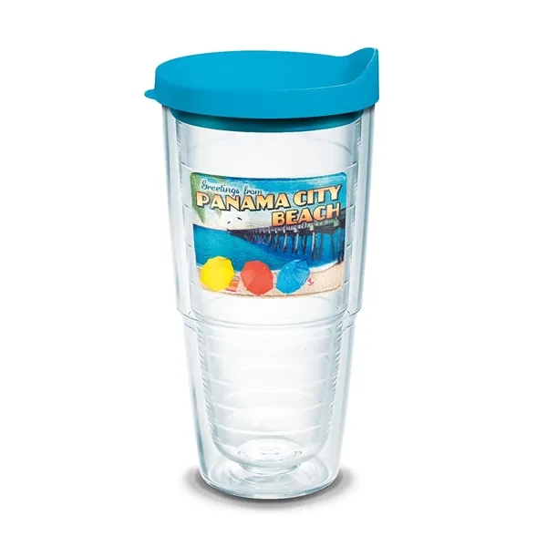 Royal Purple color option for Tervis® Classic Tumbler Enhanced Embroidered Emblem   24 Oz.