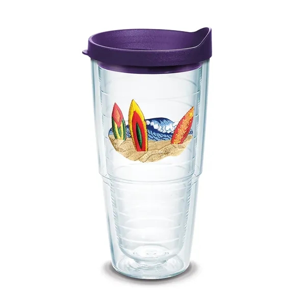 Purple color option for Tervis® Classic Tumbler Embroidered Emblem   24 Oz.