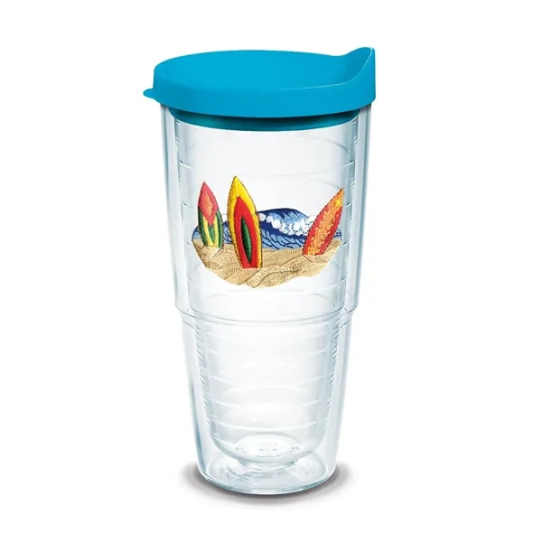 Turquoise color option for Tervis® Classic Tumbler Embroidered Emblem   24 Oz.
