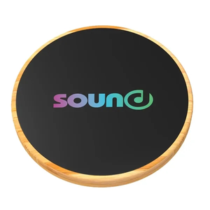 Photo of Scx Innovative Design™ Full Color Bamboo 15 W Wireless Cha...