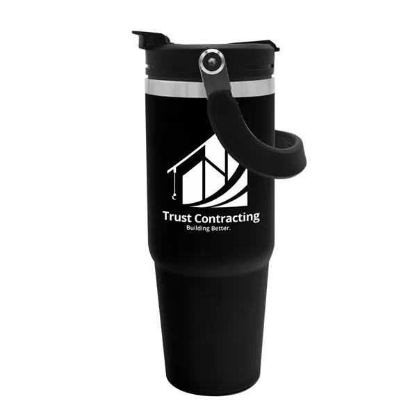 Black color option for Garyline® Bravo Stainless Steel Bottle With 2 In 1 Flip S...