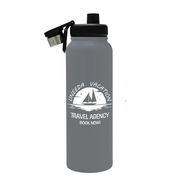 Gray color option for Garyline® Goliath Stainless Steel Bottle With Spout Lid  ...