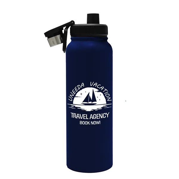 Navy Blue color option for Garyline® Goliath Stainless Steel Bottle With Spout Lid  ...