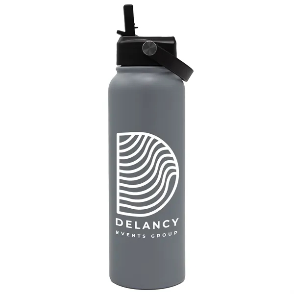 Gray color option for Garyline® Goliath Stainless Steel Bottle With Flip Straw ...