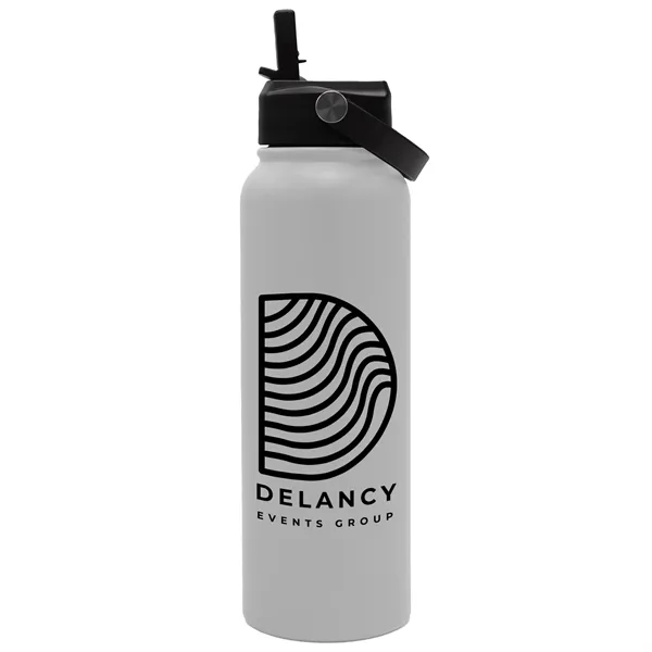 White color option for Garyline® Goliath Stainless Steel Bottle With Flip Straw ...