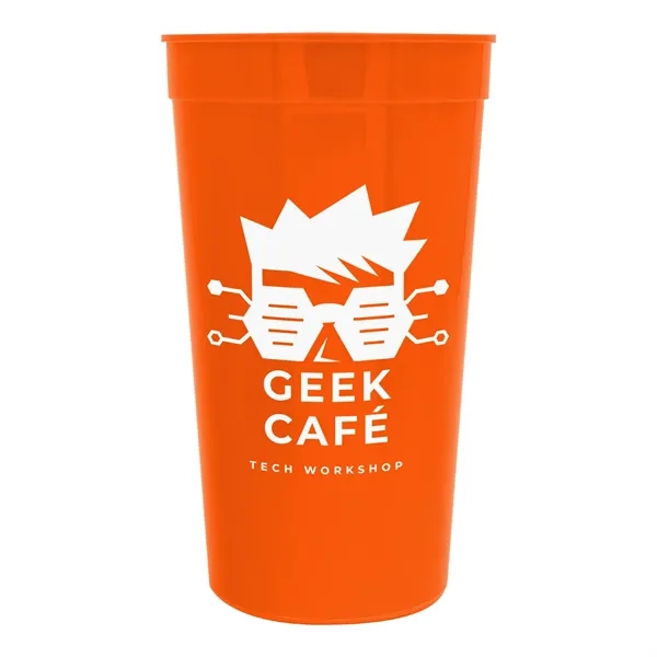 Orange color option for Garyline® Supersize Stadium Cup   32 Oz.