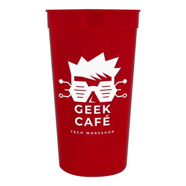 Red color option for Garyline® Supersize Stadium Cup   32 Oz.
