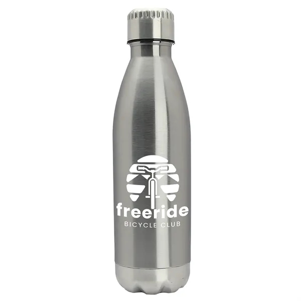 Silver color option for Garyline® Stainless Steel Bottle   17 Oz.
