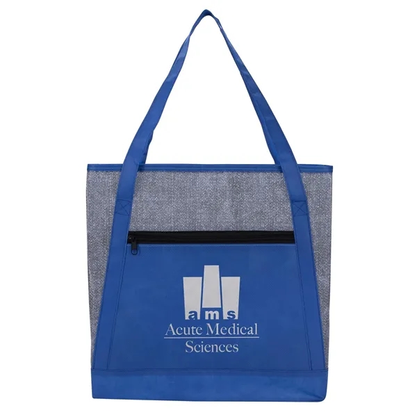 Royal color option for Good Value™ Heathered Rpet Non Woven Tote