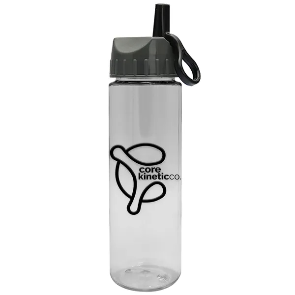 Clear color option for Garyline® Freedom Tritan® Bottle With Ring Straw Lid   28...