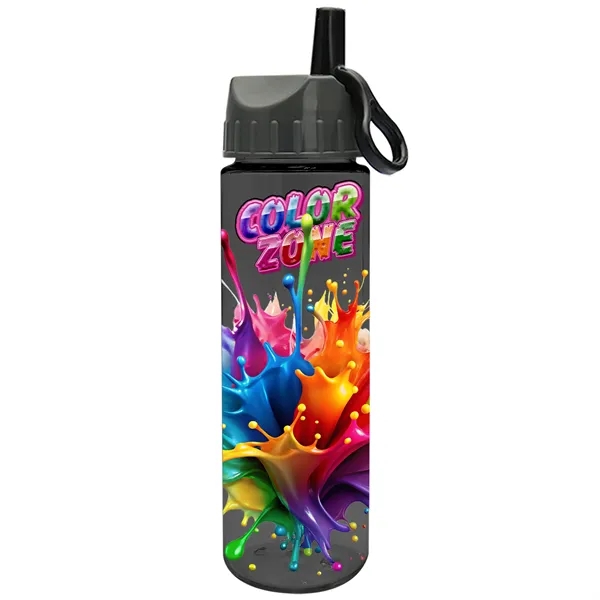 Smoke color option for Garyline® Freedom Tritan® Bottle With Ring Straw Lid   28...