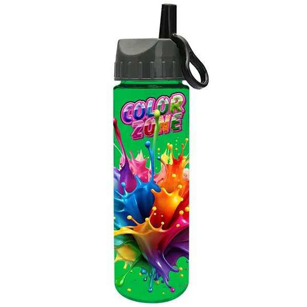 Translucent Green color option for Garyline® Freedom Tritan® Bottle With Ring Straw Lid   28...