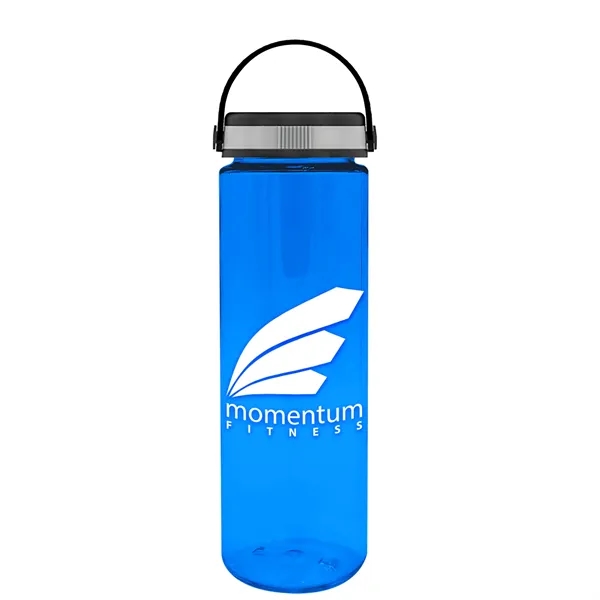 Translucent Blue color option for Garyline® Freedom Tritan® Bottle With Grip Lid   28 Oz.