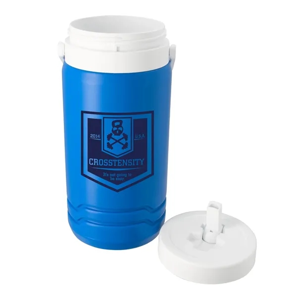Blue color option for Koozie® Challenge Jug   Half Gallon