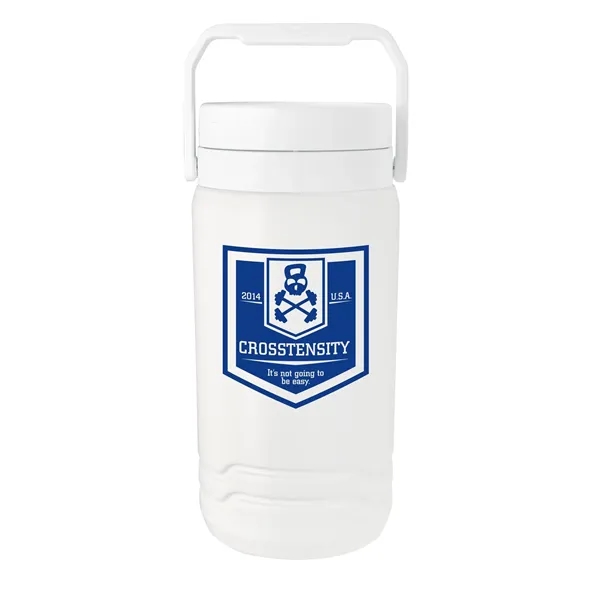 White color option for Koozie® Challenge Jug   Half Gallon