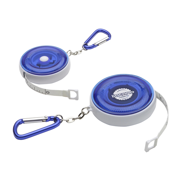 Medium Blue color option for Carabiner Round Tape Measure
