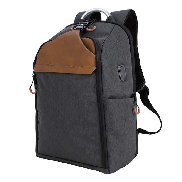 Charcoal/Tan color option for Scx Innovative Design™ Computer Backpack With Usb Port