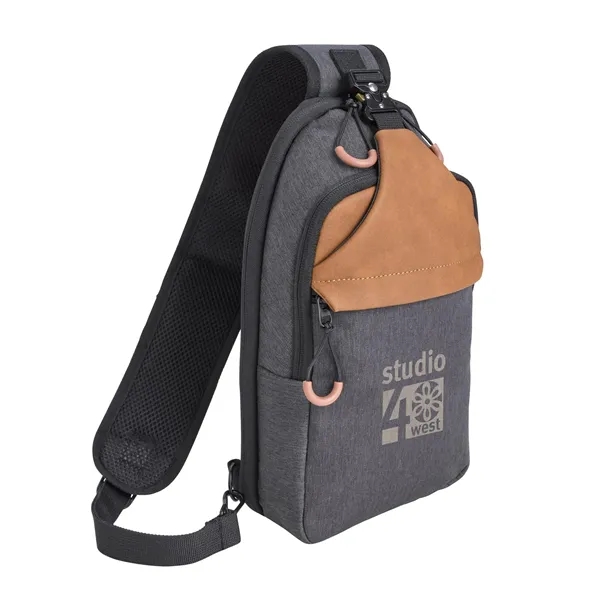 Charcoal/Tan color option for Scx Innovative Design™ Sling Pack With Usb Port
