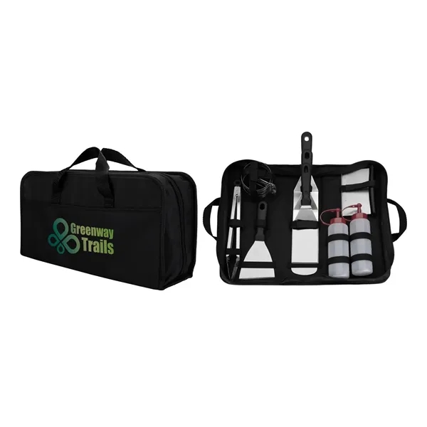 Black color option for Griddle 12 Piece Bbq Set