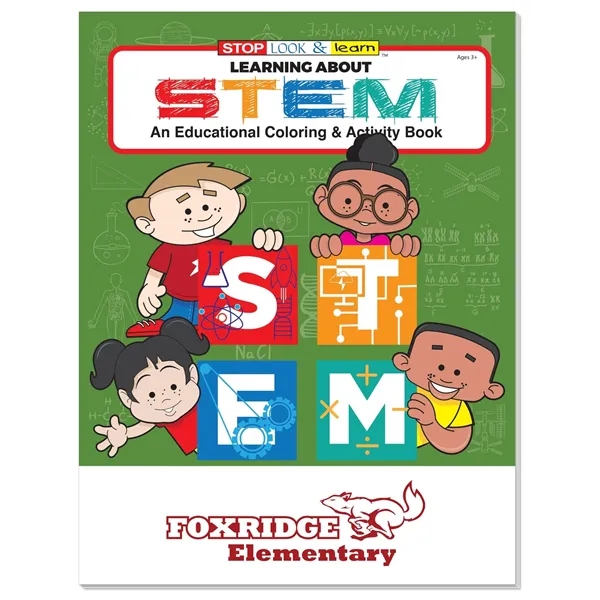 White color option for Coloring Book: Learning About Stem