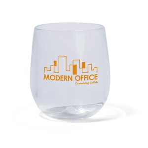 Photo of Silipint® Clear Stemless Wine Glass   12 Oz.