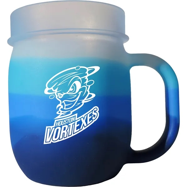 Blizzard color option for Silipint® Mason Jar Mug   25 Oz.
