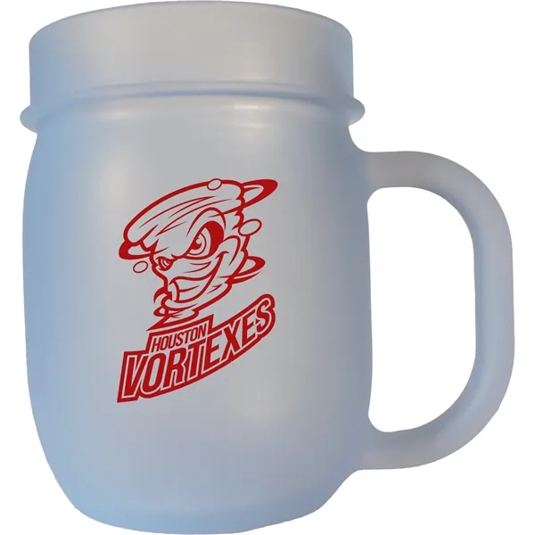 Icicle color option for Silipint® Mason Jar Mug   25 Oz.