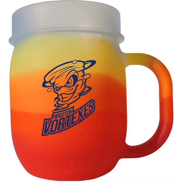 Marigold color option for Silipint® Mason Jar Mug   25 Oz.