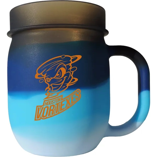 Moon Beam color option for Silipint® Mason Jar Mug   25 Oz.